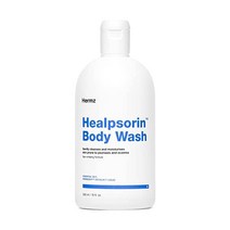 Hermz Laboratories 힐소린 하이드레이팅 샤워 젤: 건선 및 민감한 피부를 위한 바디 워시 - 습진 치료 500 ml