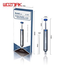 KAISI K-331 알루미늄 합금 주석 흡수기 수동 분해 납땜 전자 잔류물 제거 슬래그 도구