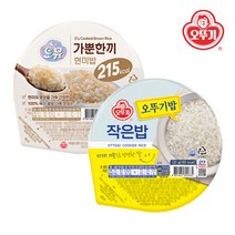오뚜기밥 작은밥 130g 15개+가뿐한끼 현미밥 150g 15개, 단품