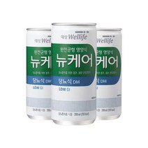 웰라이프 영양보충 대상웰라이프 뉴케어 당뇨식 (200ml x 30캔) 고단백 간식 노인식 영양균형식 체중조절, 1set