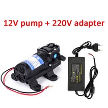 지하수펌프 소방펌프 말통펌프 지하수모터 슬러지펌프 DP-521 12 V 220V 70PSI 3.5L/min 다이어프램 물 스, 02 12V-220V
