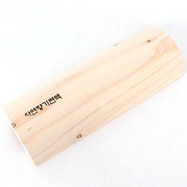 히노끼 편백 경침 반달목침 대나무밟기 발마사지 지압 발경침 마사지봉 요추 허리, 가로 40cm x 깊이 11.5cm