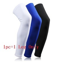 자전거 레그 워머 WooBong 전문 여성/남성 사이클링 롱 레그 워머 미끄럼 방지 농구 스포츠 무릎 보호대 레, 01 Black