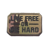 찍찍이 밀리터리 패치 와펜 live free or die hard