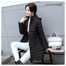 [당일배송] 여성 빅사이즈 가볍고 슬림한 후드 패딩 점퍼