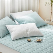 [아이르]샤베트 선염 시어서커 여름 누빔패드 겸 카페트Q 5종 택1, 상세설명 참조