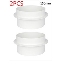 외풍 차단 댐퍼 100mm 환기 체크 밸브 인라인 덕트 주방용 가정용 그릴, 06 2PCS-15cm