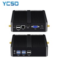 미니컴퓨터 소형 휴대용 ycsd core i7 4500u i5 4200u i3 4005u 5005u 컴퓨터 팬리스 pc win10 pro 데스크탑 8usb htpc 씬 nuc, 코어 i3-5005u 8usb, 4g 램 128g ssd 와이파이