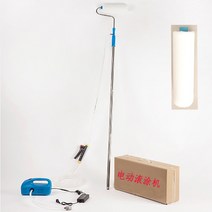 자동 페인트 펌프 롤러 브러쉬 외벽 페인팅 뿜칠 막대, 바오 블루 60w + 브러시 헤드 하나