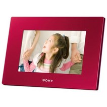소니 SONY 디지털 포토프레임 S-Frame DR720 7.0형 내장 메모리 2GB 레드 DPF-D720/R, 1개, 상품명참조
