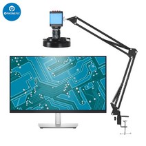 HDMI VGA 디지털 비디오 현미경 카메라 HD 1080P CCTV 렌즈 LED 라이트 산업용 기계 비전 검사 납땜 수리, 2812mm F14Len Set