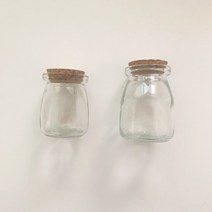 푸딩병 100ml 150ml 코르크 마개 포함, 1개