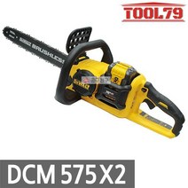 디월트 DCM575X2 체인톱 충전 54V 3.0Ah 목재절단절삭