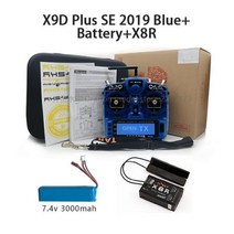 FrSky Taranis X9D Plus SE 2019 액세스 M9 홀 센서 짐벌 PARA 무선 트레이너 fFunction 포함 2.4GHz 24CH, Corbon Blue Set 3