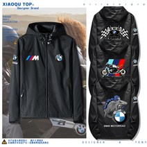 1+1 BMW 남여커플자켓 후드 캐주얼 오토바이 라이더