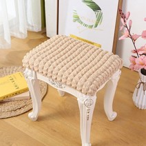 Piano stool cover bubble stretch make up seat case elastic stool protector 직사각형 슬립커버 거실 홈 장식, 베이지색 스툴 커버