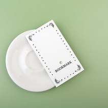 [9134-04]책갈피포장지 종이 소 6x11cm 화이트 1개