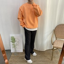 남녀공용 오버핏 맨투맨 고급합포원단 남자 여자 무지 비비드 7 Color