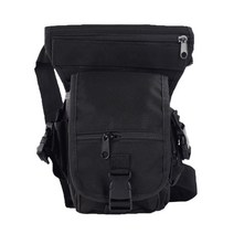 아웃도어 헌팅 허리 가방 파우치 등산 방수 유틸리티 허벅지 지퍼 클로저, 협력사, 검은색