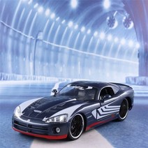 모형 자동차 1:24 닷지 바이퍼 str-10 근육 j103 다이캐스트, 상자 포함