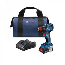 보쉬 GDX18V 1800B12 18V EC 브러시리스 1 4인치 2인치 2 0 Ah Slim개 배터리가 포함된 투인원 비트 소켓 임팩트 드라이버 키트