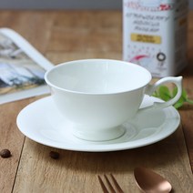 한국도자기본차이나 로얄화이트 커피잔세트 1(2)p