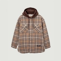 행텐 행텐 SH02 10390-020-803-30 남성 후드 체크 셔켓 (9063303)