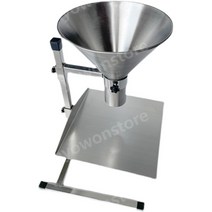 스테인리스 깔때기 초대형 깔대기 식당 진공 포장, 직경 3cm