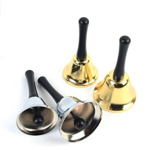 골드 실버 손잡이벨 핸드벨 손잡이 종 골드 실버 손잡이벨 핸드벨 손잡이 종, 은색 - 75mm