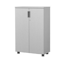 한성 DH 에이라인책장 3단 올문장 올칼라 사무실 사무용 수납장, 실버그레이