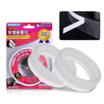 현관문가스켓 현관고무패킹 아파트현관문바람막이 방문방음재 창문단열재 막풍이 바람자바, 365일 투명 문풍지