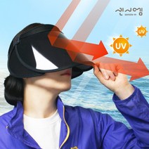센시엠 날개달린 선캡모자 피부보호 자외선차단 95%