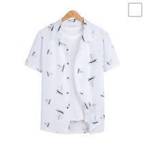 [모니즈] 돛단배 나염 반팔 셔츠 SHT166