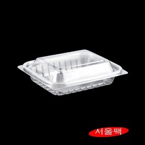 KS-0912-1 일회용 반찬용기 샐러드포장 200세트, 투명