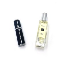 셀벨 퍼퓸팟 향수케이스 휴대용 펌핑식 충전 리필 향수공병 5ml, 블랙
