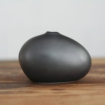 소형 블랙 세라믹 꽃병 심플하고 창의적인 북유럽 장식품 홈 액세서리, 11 11