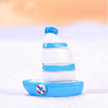 미니어쳐 스카이블루요트-1개/젤캔들 마리모 장식