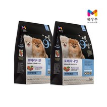 목우촌 펫9단 포메라니안전용 1.8kg 2개 강아지사료 관절건강 피부건강 변냄새감소, 닭고기+글로코사민