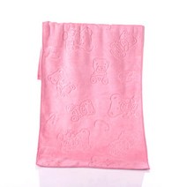 마이크로 화이버 타월 양각 두꺼운 소프트 흡수성 초극세 섬유 타월 비치 목욕 타월 HY99목욕 수건 바스타월, 분홍색