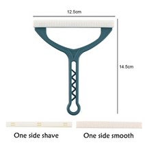 침구청소기 침대청소기 양면 애완 동물 헤어 리무버 린트 리무버 의류 펠렛 리무버 스웨터 카펫 클리너 패브릭 면도기 스크레이퍼 의류, 1pcs 블루 3