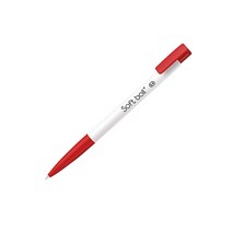 모나미 소프트볼플러스 0.4mm/적색 -24개입 오피스용품/회사용품/회사비품/사무실비품/필기도구/학생볼펜/매직/마카/형광팬/사인펜