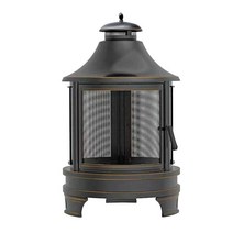 연통없는 화목난로 불멍 바베큐 정원 장작 스토브, 스토브 (패키지 4)