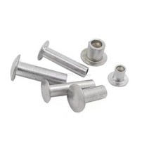 10/50pcs M2 M2.5 M3 M4 M5 M6 GB873 알루미늄 둥근 편평트러스 머리 반 중공 생크 리벳 직경 2-6mm 길이 3, 07 12mm_02 50pcs M2.5