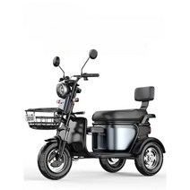 전기 세발 자전거 노인자전거 장보기 배달 스쿠터, 20A/리튬배터리 60-80KM/충전기 60V