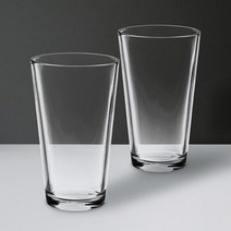 드링크컵 460ml 2P세트 유리잔 홈카페 아이스커피 라떼 아메리카노 집들이선물 글라스잔, 단품