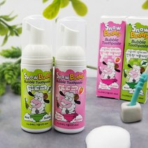 스노우버디 저불소 거품치약 45ml 유아치약, 거품치약 딸기