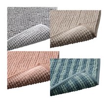 이케아 부드럽고 푹신한 욕실매트 IKEA 주방매트 발닦개 현관매트 토프트보 60x40cm, 줄무늬블루