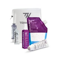 TRIHARD 액티브 풋 스파 키트 - 스프레이 풋 소크 소금 각질 제거 비누 건조하고 갈라진 발을 위한 페디큐어 세트 엡섬 소금으로 디톡스 스크러버 굳은살 리무버 케어 제품