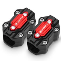 cf moto 800 mt 650 mt 800mt 650tr-g cfmoto 150 250 300 650 400 nk 400gt 범퍼 트림 블록 엔진 보호 액세서리, 두 개의 빨간색