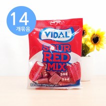비달 사우어 레드믹스 젤리 100g x14개